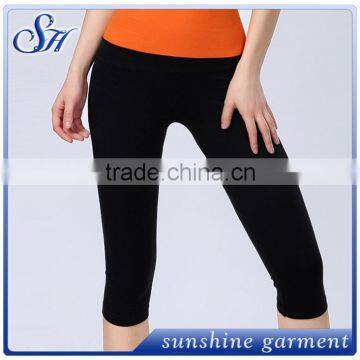 Cropped Trousers Hight Waist Gym Workout Yoga Pants photo-2