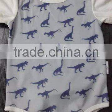 Dinosaur Romper Cotton Print Kong Long photo-2