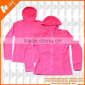 JJ091 Customized Polar Fleece Jacket With Zipper For Women