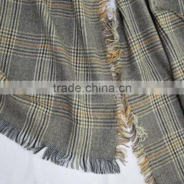 2017 the Large Latest Lady Soft Knitted 100%viscose Plaid Shawl photo-6