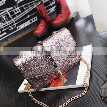 zm50364b 2017 winter new style fashion women bag chain tassels crossbody bag