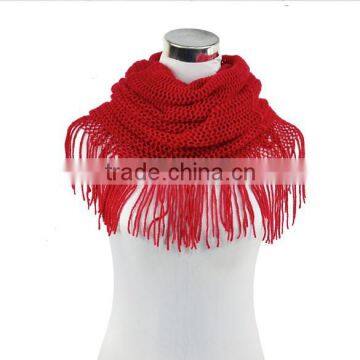 New Fashion Womens Long Hollow Out Tube Knitted Crochet Scarf Satin 8062 photo-3