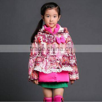 2016 Korean Style Frozen Girls Coat Winter Cotton Coat for Kids Mix Color Coat for Children photo-2