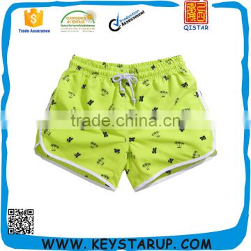 Loose Beachwear Girls Sports Shorts in Stock Quick Dry Women Swim Wear