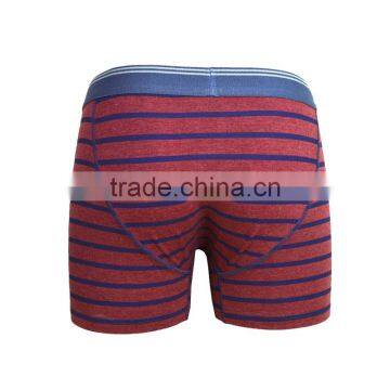Comfortable Breathable Men Boxer Shorts Cotton Spandex Stripe Men's Underwear photo-3