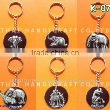 Thai Handmade Souvenirs Aluminum Elephant Keychains