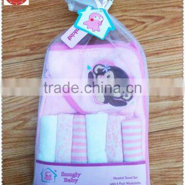 Cute Design Hooded Baby Bath Set photo-4