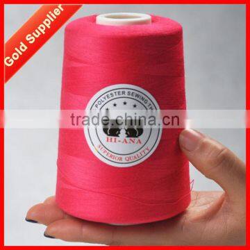 Supply 100% Spun polyester thread 40 2