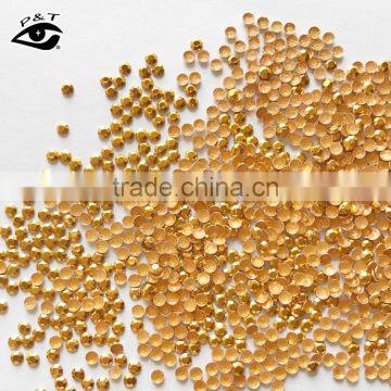 AAA Grade Hot Fix Rhinestud Iron on Metal Studs for Shoes Jeans photo-2