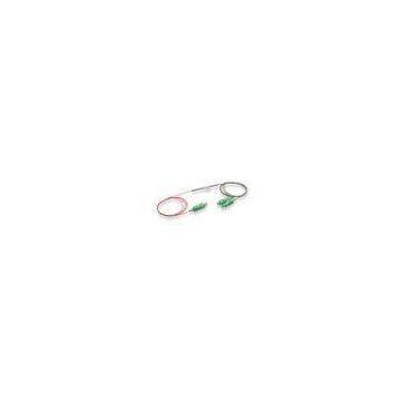 Mini Single window FBT Fiber Optic Splitter 1x2 with Steel Tube, 1310nm / 1550nm Wavelength