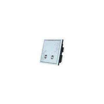 House Single Wiring RF Wireless Light Switch Control with 2 Gang