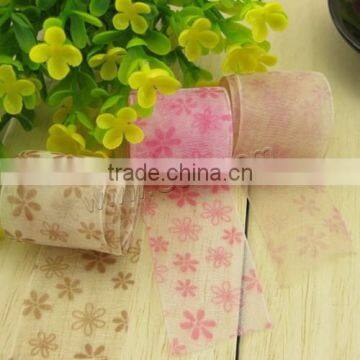 2017 New celebrate it ribbon with flower floral pattern more colors for choice 25mm Sold By m 1021698