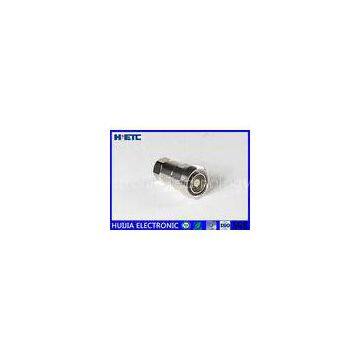 RF Straight Female Din Connector , TFE Insulators 50ohm 1/2\