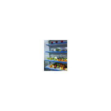 Fruit Display Multideck Open Chiller Fortified Wheels With Night Curtain