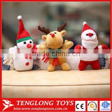 high quantity cute plush toys father Christmas toys Santa Claus toys Elk doll