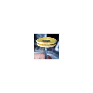 Chamois Buffing Wheel With Mandrel