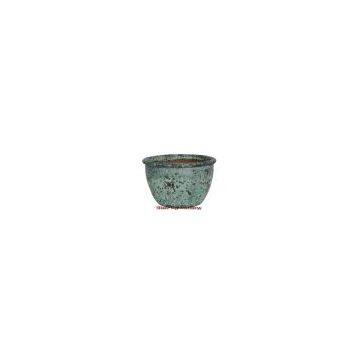 Black clay pot