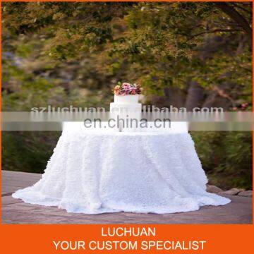 New Design Wholesale Rosette Party Tablecloth