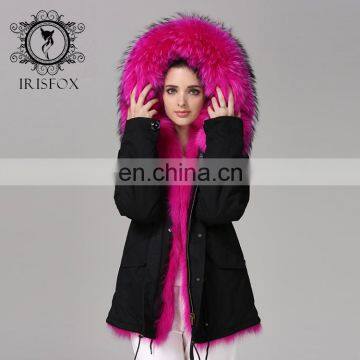 2016 fall racoon parka, womens jacket wholesale winter fur coats jackets