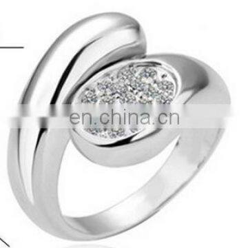 2017 New Arrival Luxury Wedding Rings Jewelry Geometry Shape CZ Ring Feminino Bijoux photo-3