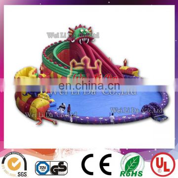 high quality inflatable water slide, new design inflatable water pool