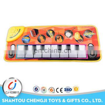 2017 Funny wholesale keyboard baby educational music dance mat