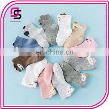 Hot selling cute cotton wholesale cartoon baby socks