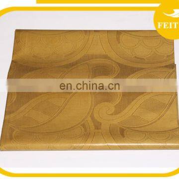 China Suppliers Bazin Riche African lace fabrics Cotton Guinea Brocade Discount Textile Material Fabric