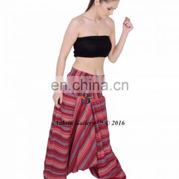 Lining Jumpsuit Yoga Hippie Harem Women Pants Suit For Party