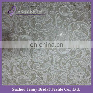 TR022A White Chemical Lace Table Overlay Lace Table Runner for Round Tables photo-3