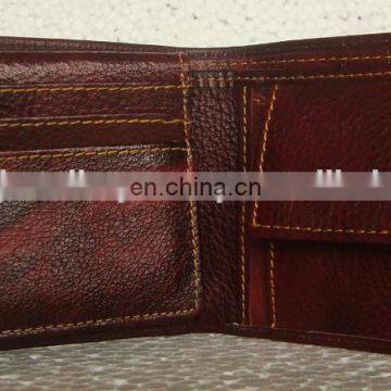 Mens Genuine Leather Wallets Exporter, Gents Leather Money Purse Manufacturer