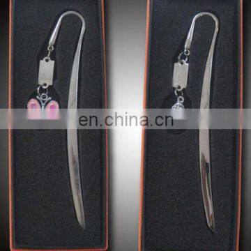 Cool Chinese Feature Silver Book Mark/Paper Clip with Box Gifts