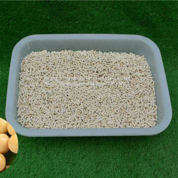 Hard clump and odor control tofu cat litter