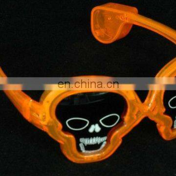 Skull LED Sunglasses------scare your friends just jokes