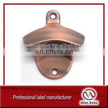 Professional OEM Crews Type Fashional Souvenir Metal Unique Blank Brass Wall Mounted Bottle Opener