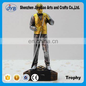 Gold and silver trophy billiard figures Creative resin decoration Wholesale of Arts and crafts