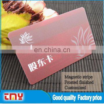 Frost Inkjet Printing Pvc Transparent Business Card Sheet photo-3