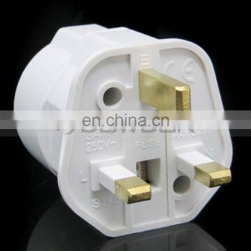250V 16A AC Power Adapter Change Converter UK Plug EU Socket