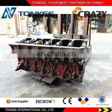 Original used HINO J08E engine cylinder block,cylinder block J08E for KOBELCO SK330-8 excavator spare parts