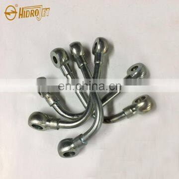 Diesel engine parts high pressure oil fuel injection pump connection pipe