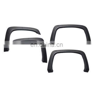 Factory Style Black Fender Flares For 2007-2013 Chevy Silverado 1500/2500HD/3500HD