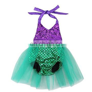 Baby Sequin Mermaid Romper Toddler Boutique Jumpsuit Baby Rompers