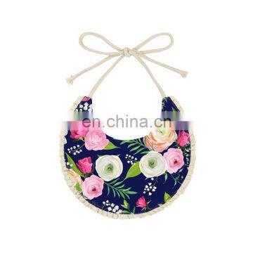 Newborn Soft Minky Bibs Infant Round Shape Droob Bibs photo-7