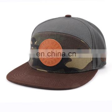 Camo acrylic 6 panels snapback hat military cap army snapback