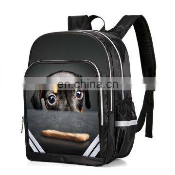 OEM ODM Dog  And Cat Baby Sublimation Backpack For Kids School Bag