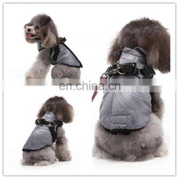 New Zipper Solid Warm Padded Dog Vest Jackets Winter Pet Clothes photo-4