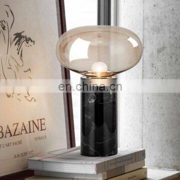 Высококачественная современная черная мраморная ночная лампа для гостиной photo-6