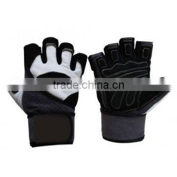 Weightlifting Fitness Workout Training Genuine Leather Gloves - Men / Women