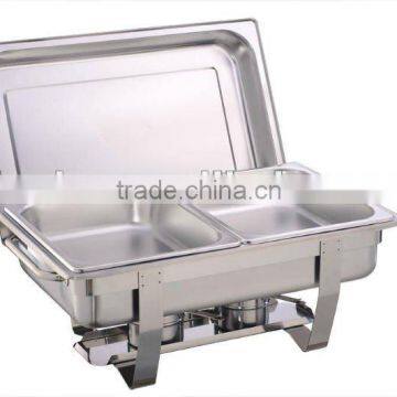 stainless steel buffet display