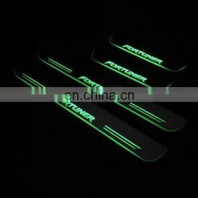Led Door Sill Plate Strip for Toyota Fortuner Dynamic Sequential Style Step Light Door Decoration Step photo-3